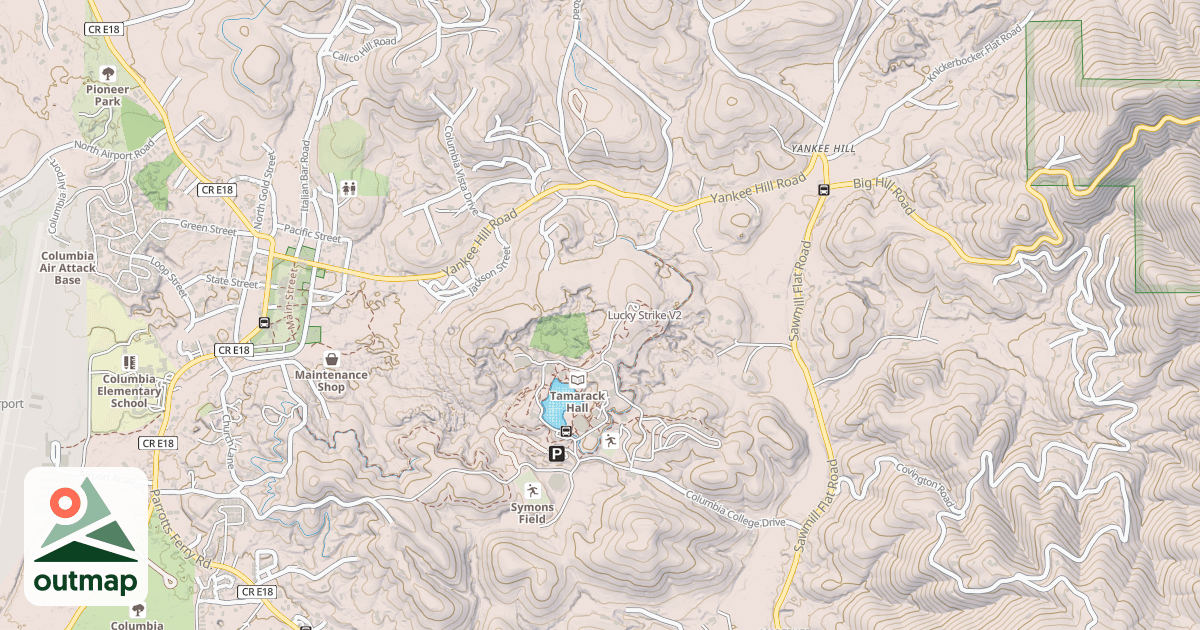 Map of Lucky Strike
