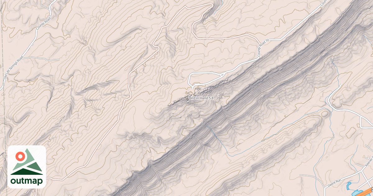 Map of Bird in Hand in Cherokee