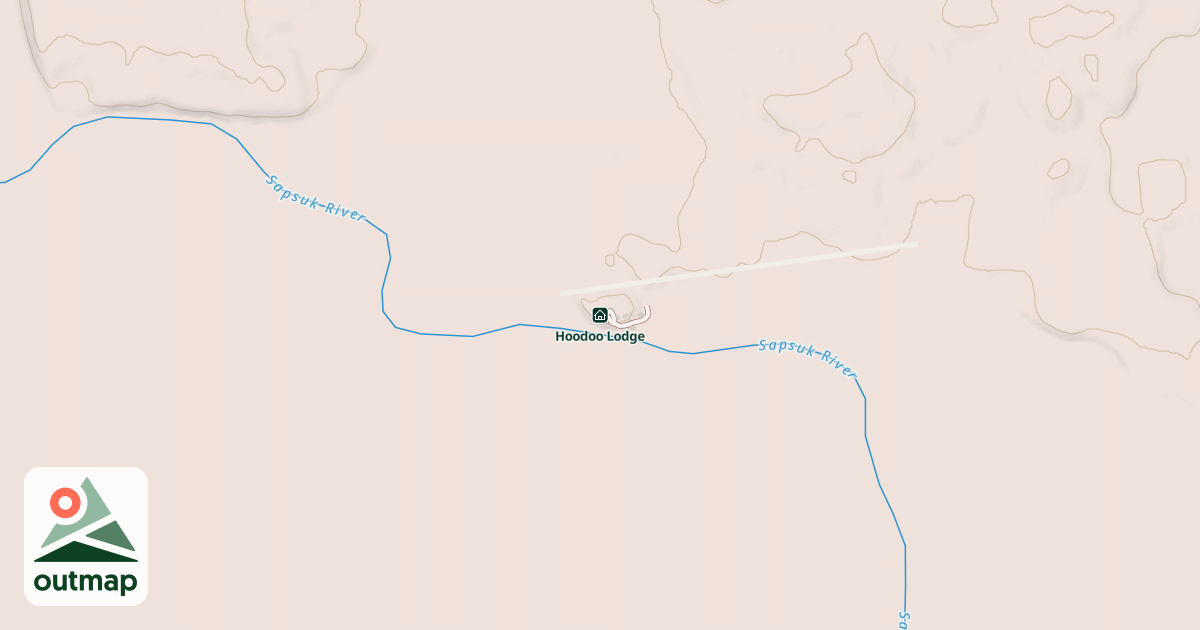 Map of Hoodoo Lodge