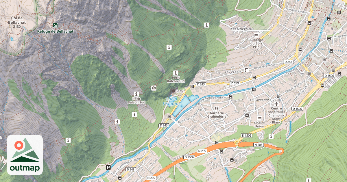 Map of Le toit