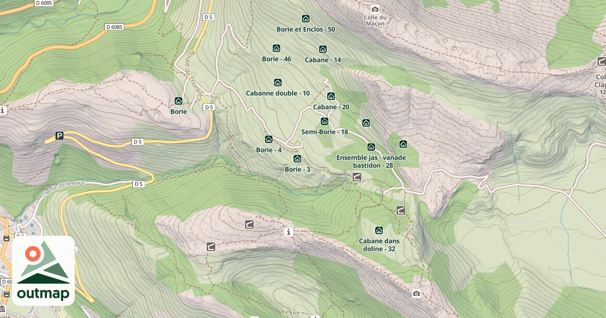 Map of Borie - 17