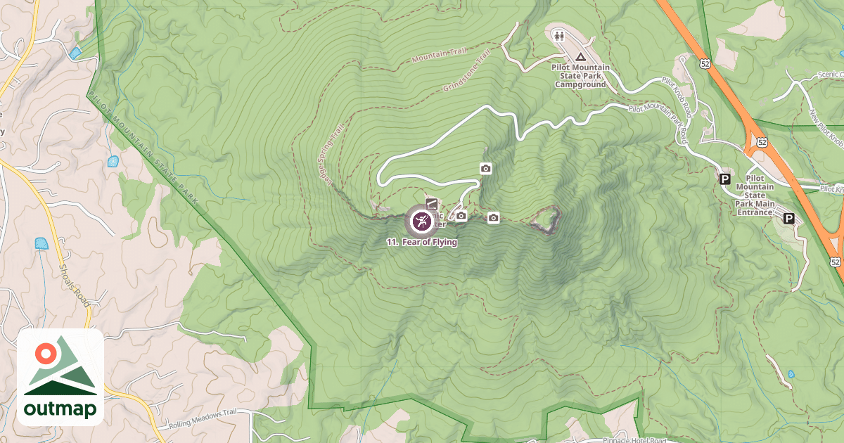 Map of 11.  Fear of Flying