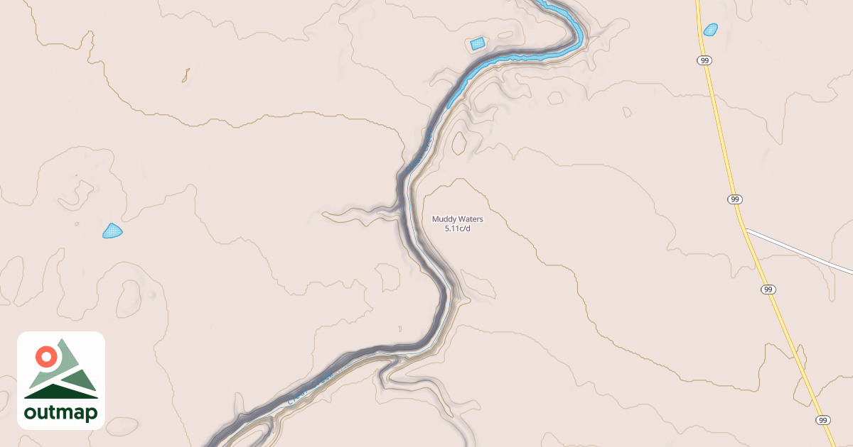 Map of Muddy Waters