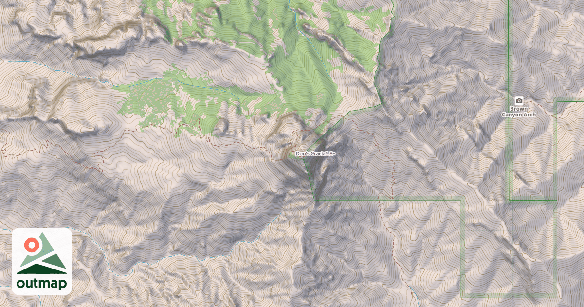 Map of Don's Crack