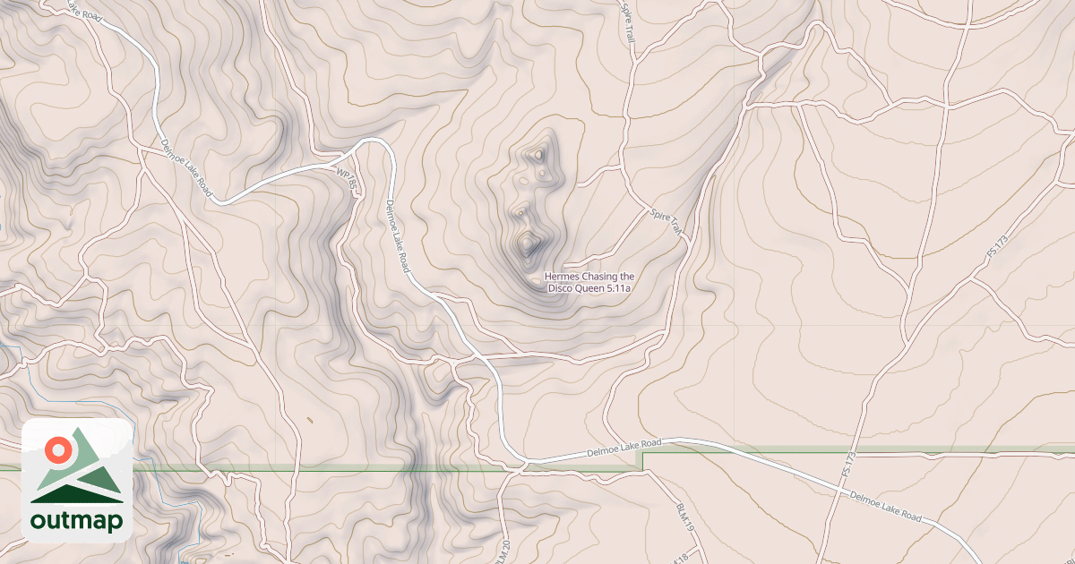 Map of Hermes Chasing the Disco Queen