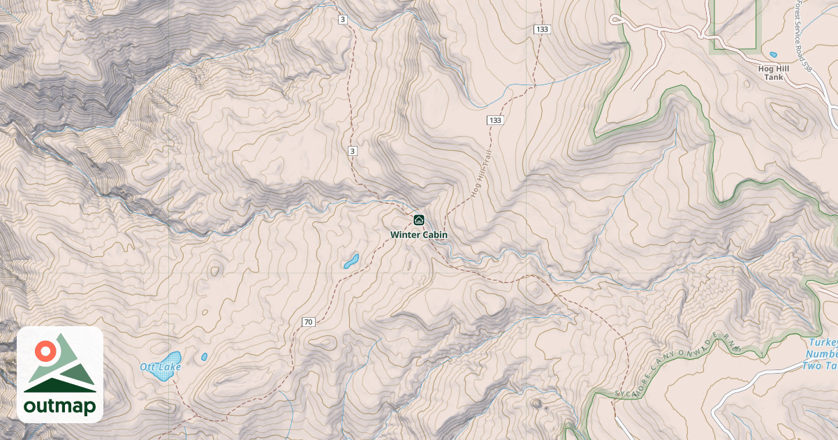Map of Winter Cabin