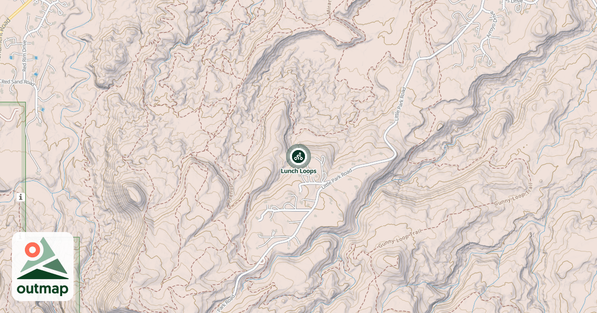 Map of Lunch Loops