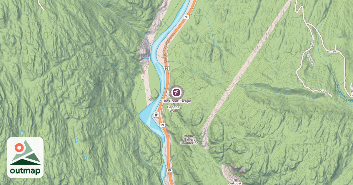 Map of The Great Escape