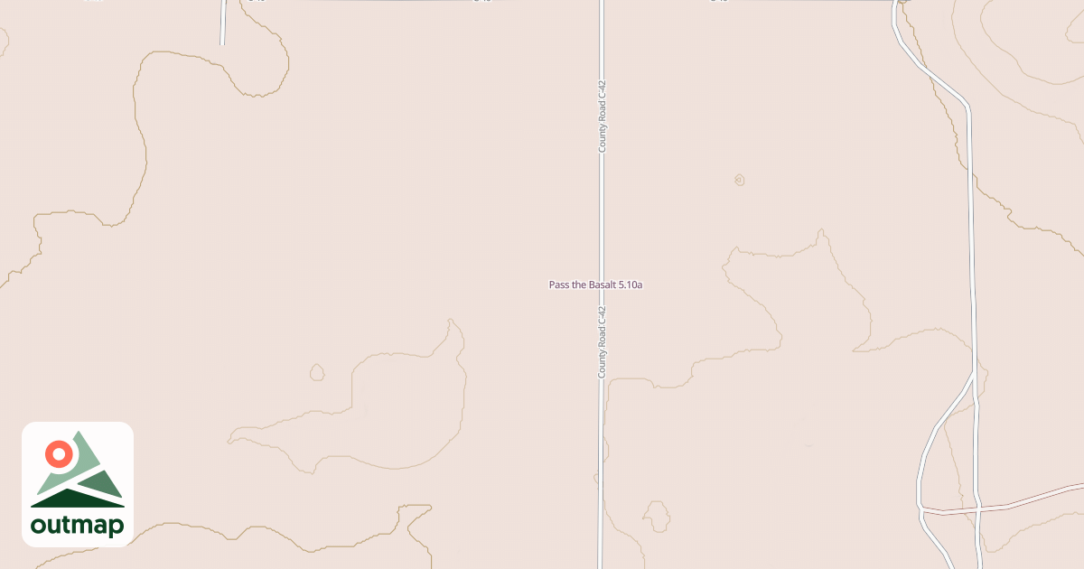 Map of Pass the Basalt