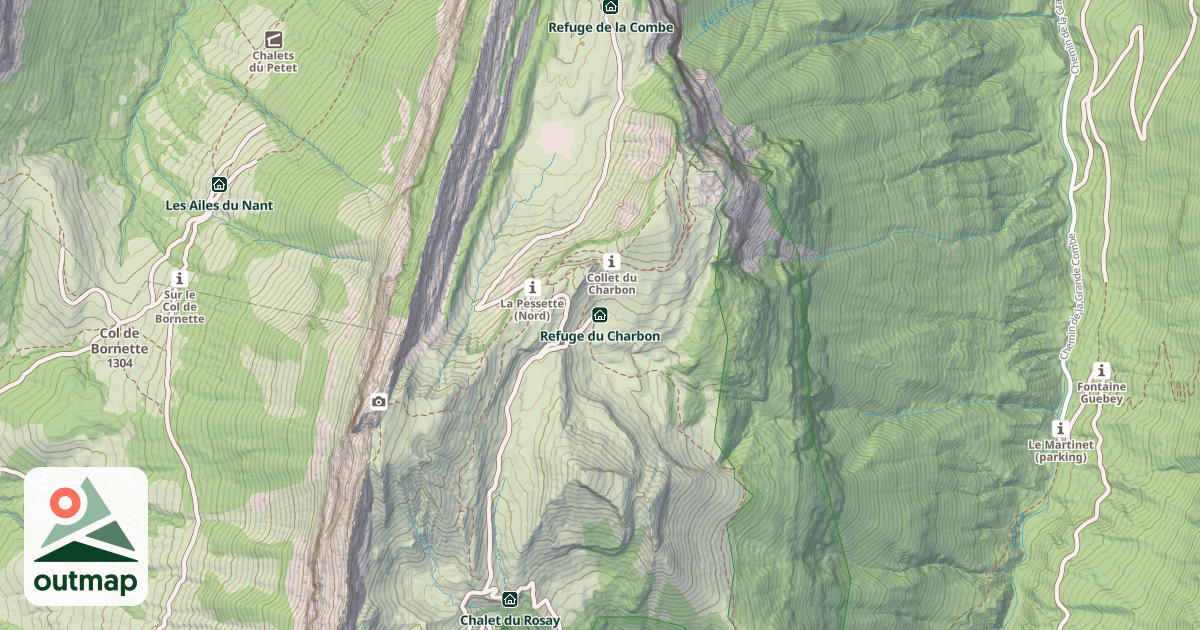 Map of Le Charbon