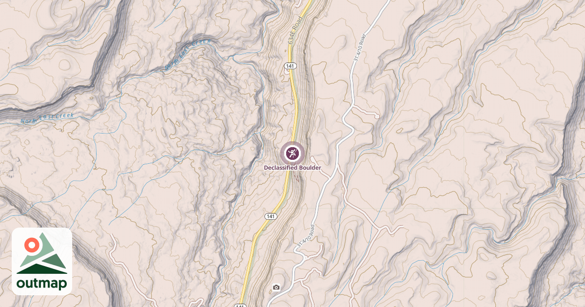 Map of Declassified Boulder
