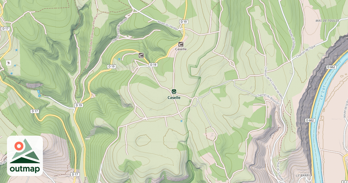 Map of Caselle