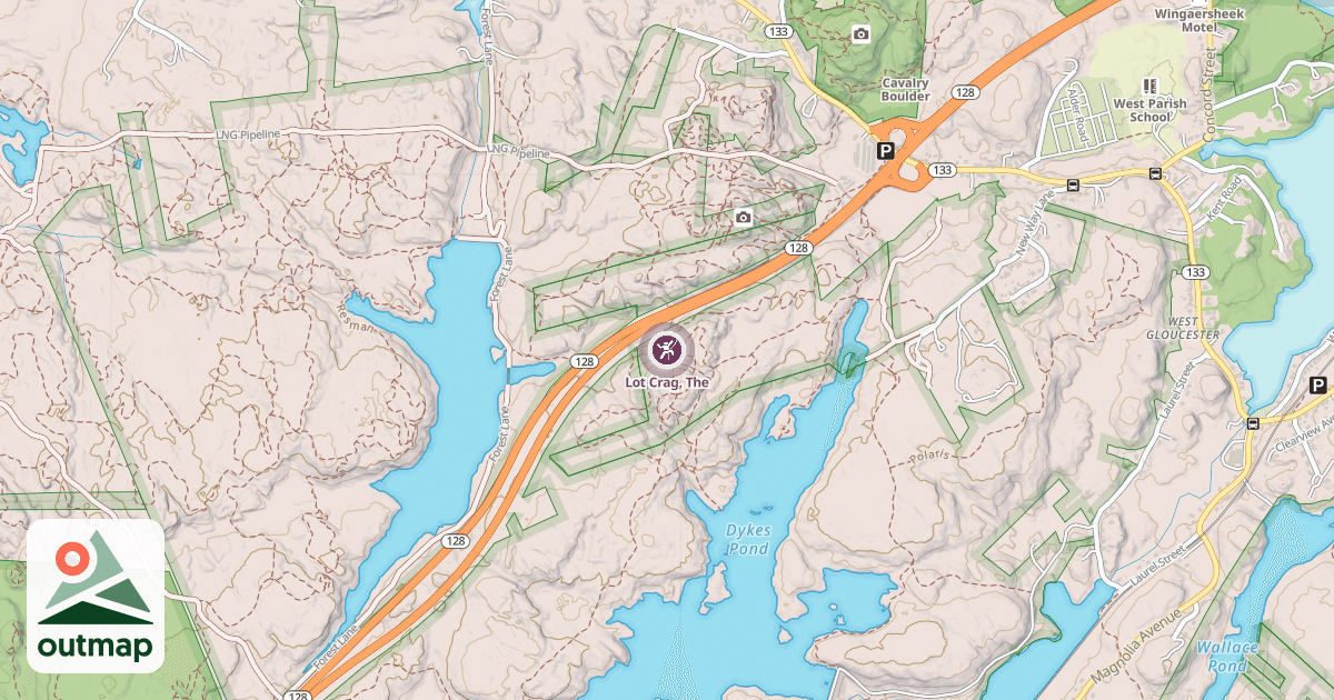 Map of Lot Crag, The