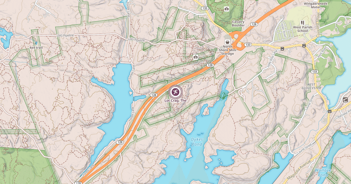 Map preview of Lot Crag, The