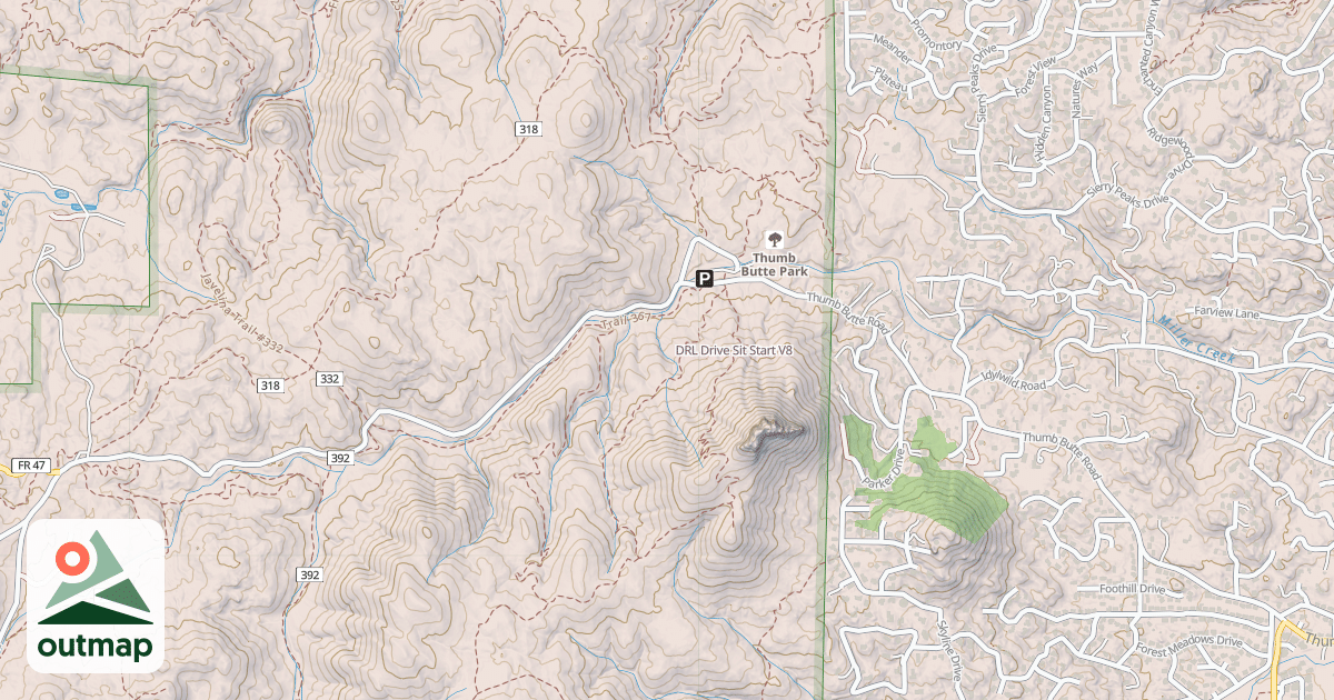 Map of DRL Drive Sit Start
