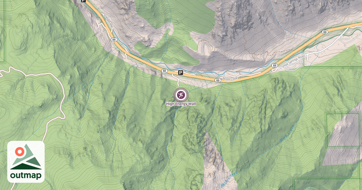 Map of High Energy Wall