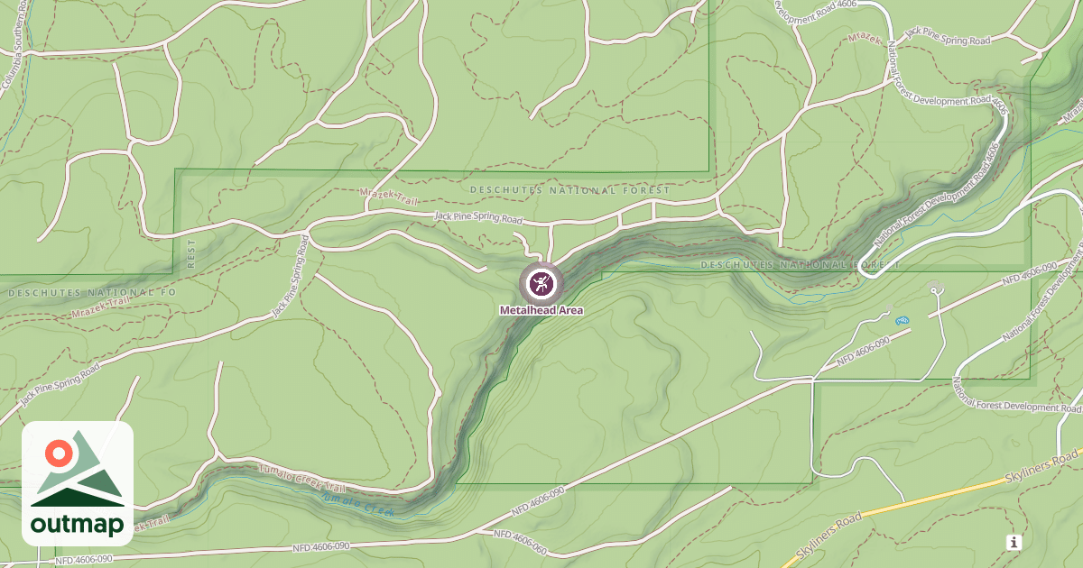 Map of Metalhead Area