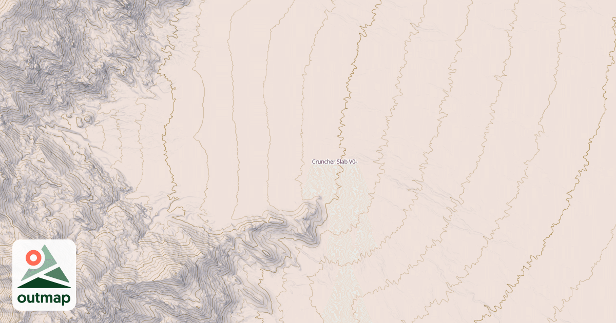 Map of Cruncher Slab