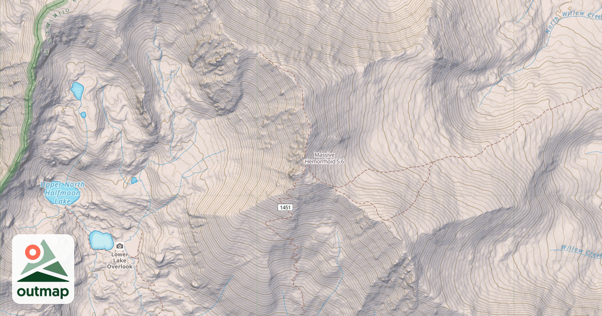Map of Massive Hemorrhoid