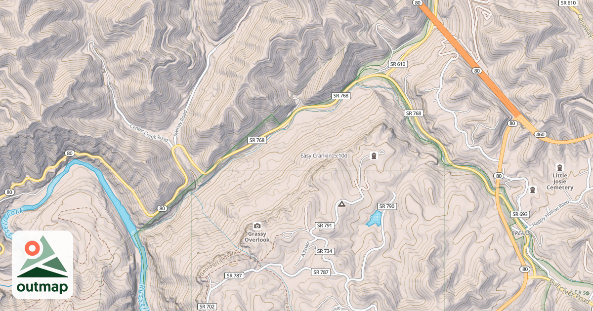 Map of Easy Crankin'