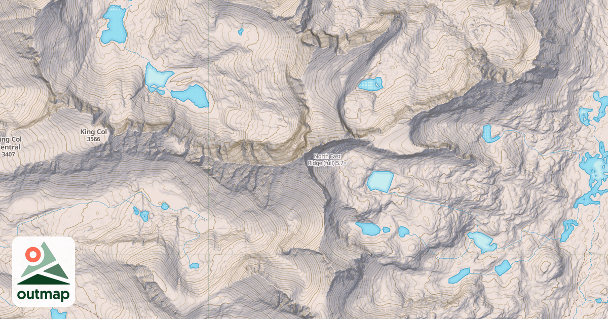 Map of North East Ridge (full)