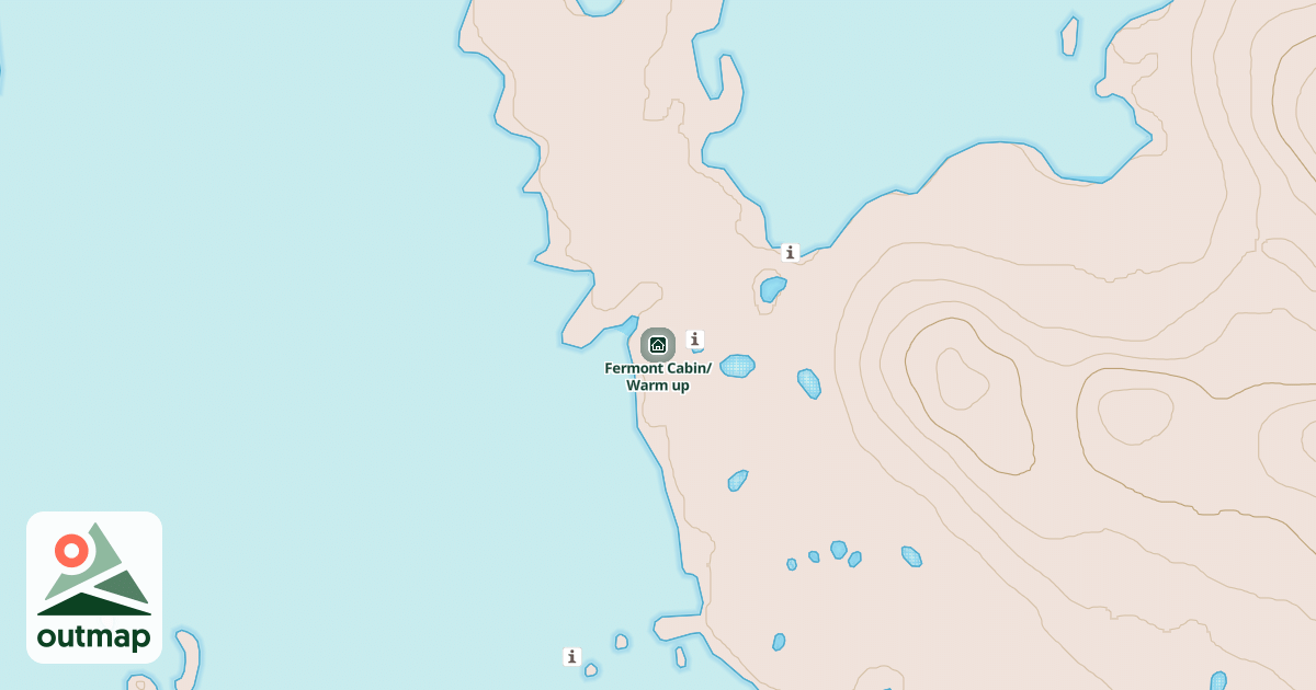 Map of Fermont Cabin/Warm up