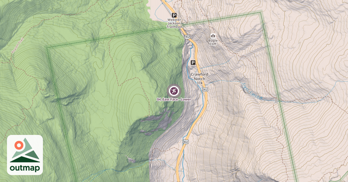 Map of 04. East Face - Lower