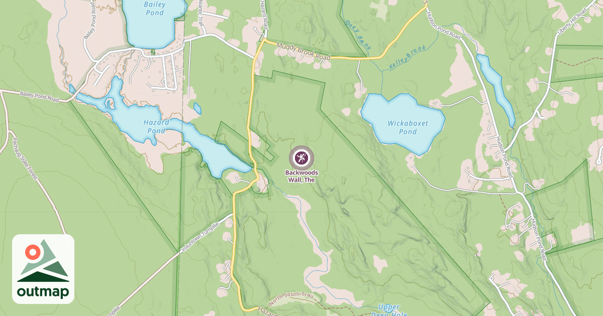 Map of Backwoods Wall, The