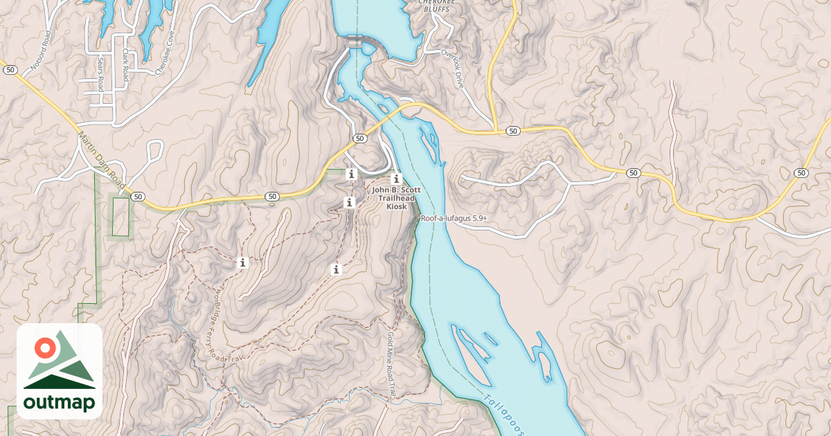 Map of Roof-a-lufagus