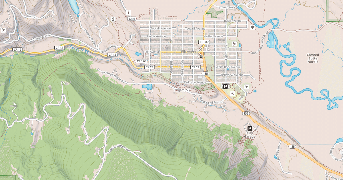 Map preview of Origami