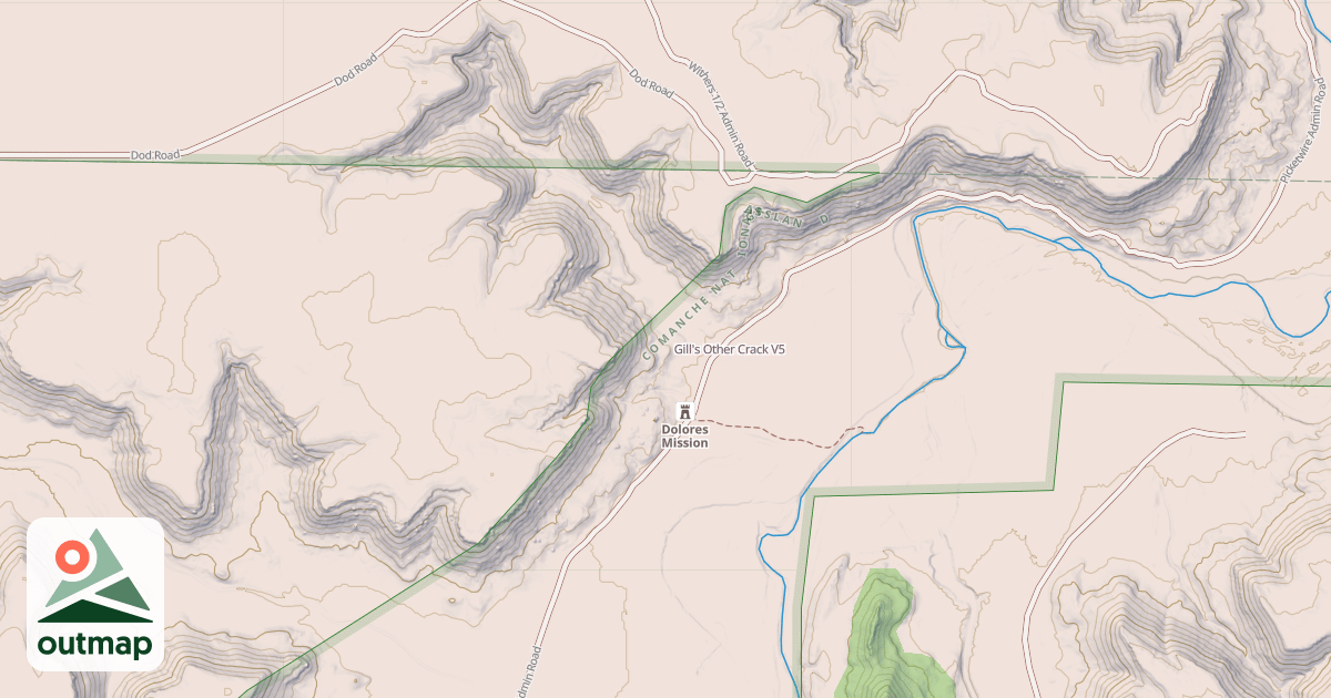 Map of Gill's Other Crack