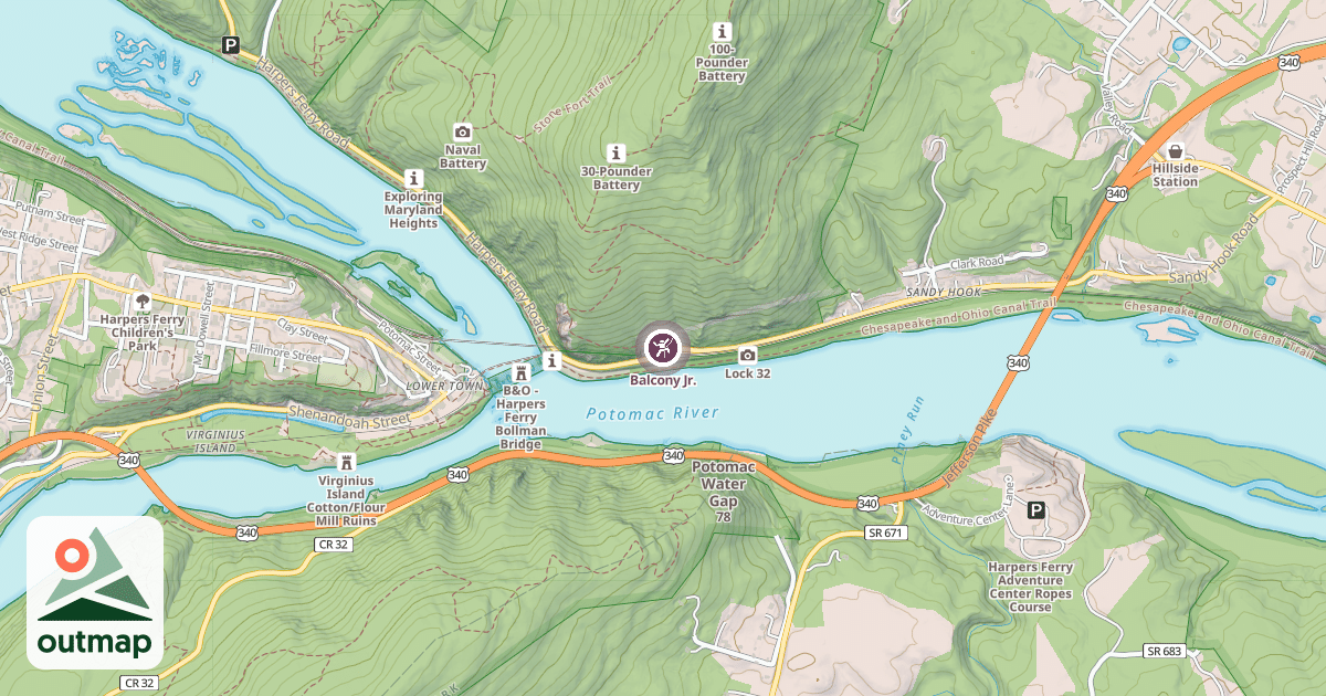 Map of Balcony Jr.