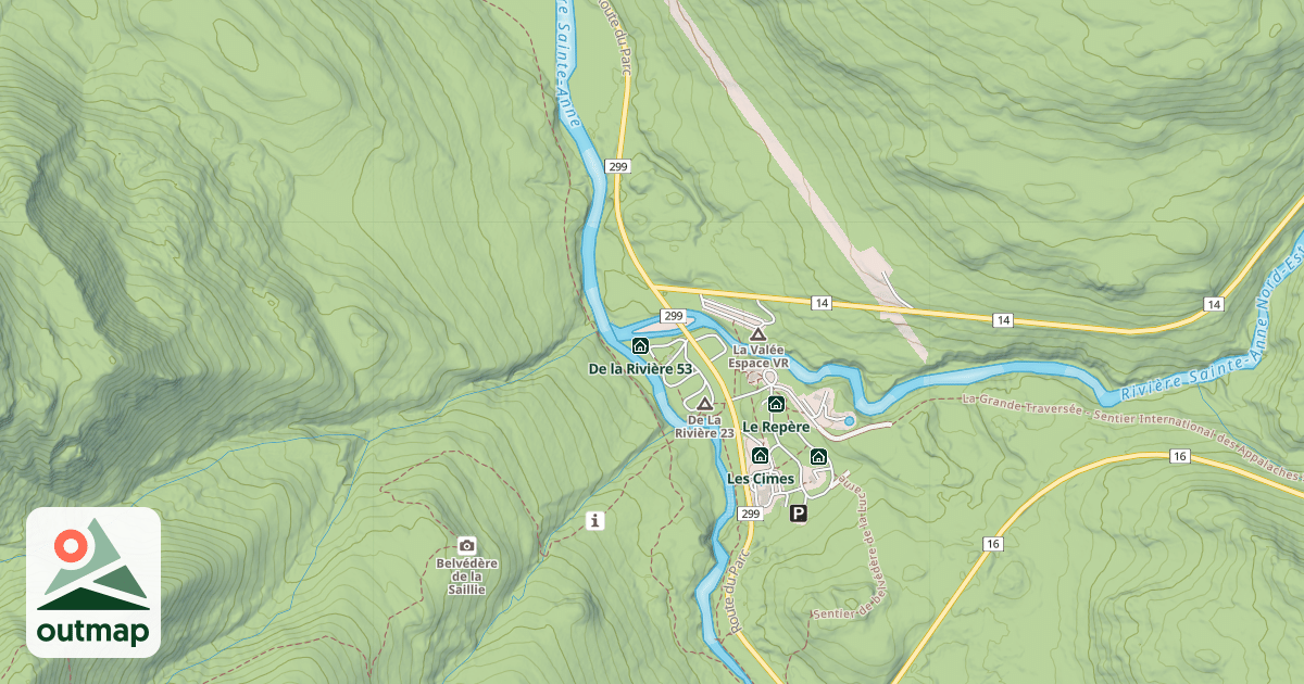 Map of De la Rivière 52