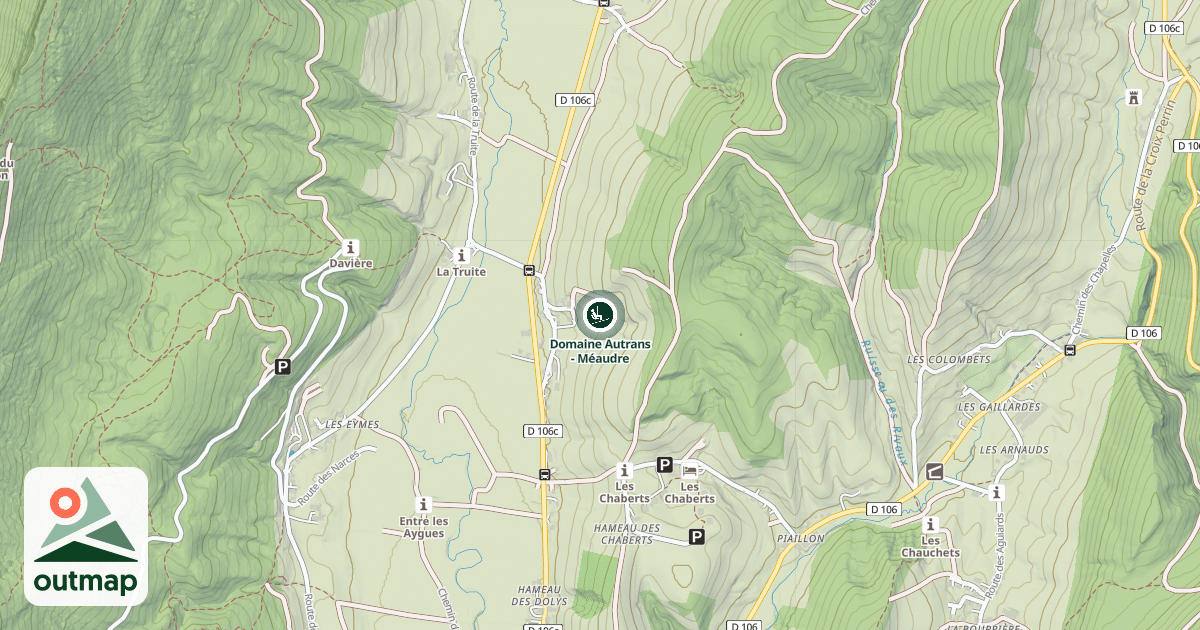 Map of Domaine Autrans - Méaudre
