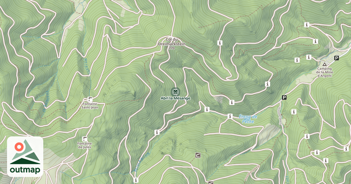 Map of Abri la Mésange