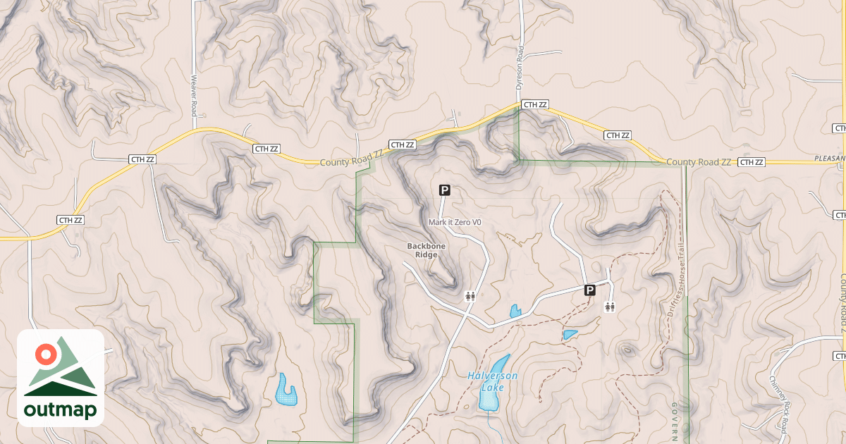 Map of Mark it Zero
