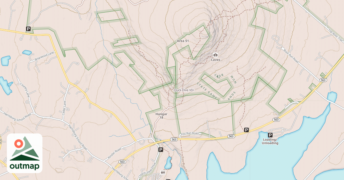 Map of Duck Dive
