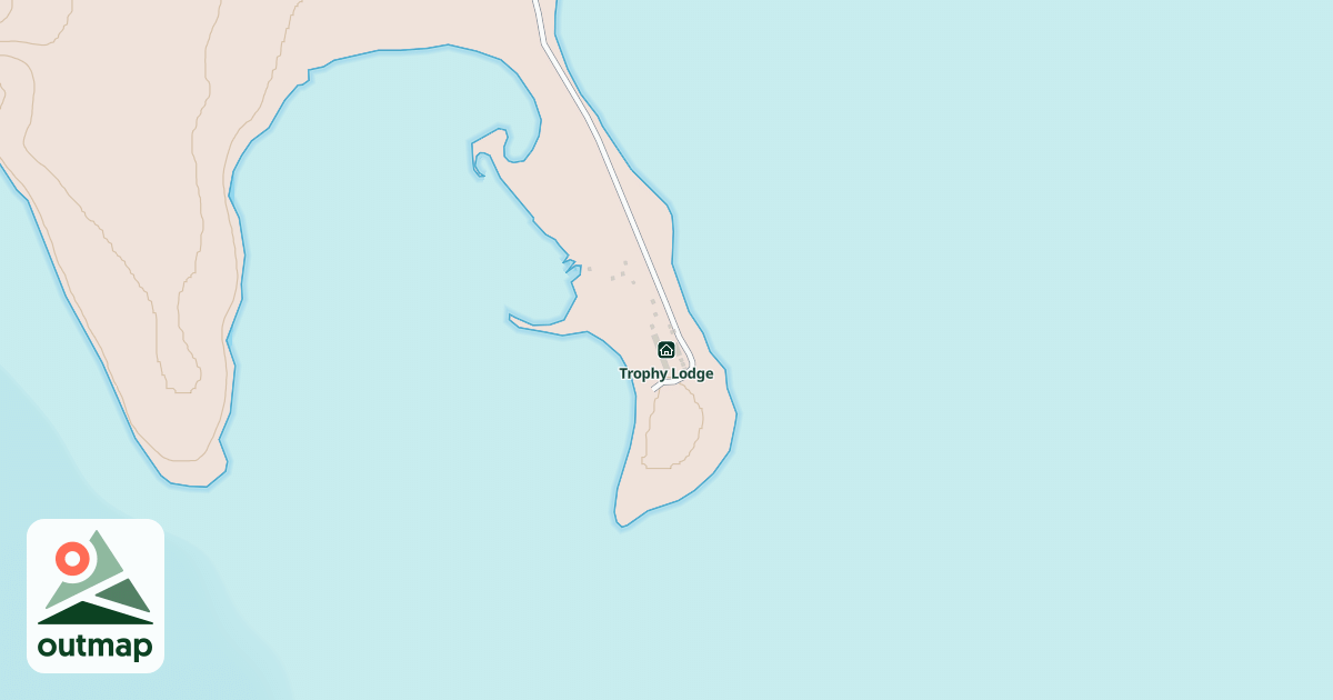 Map of Trophy Lodge