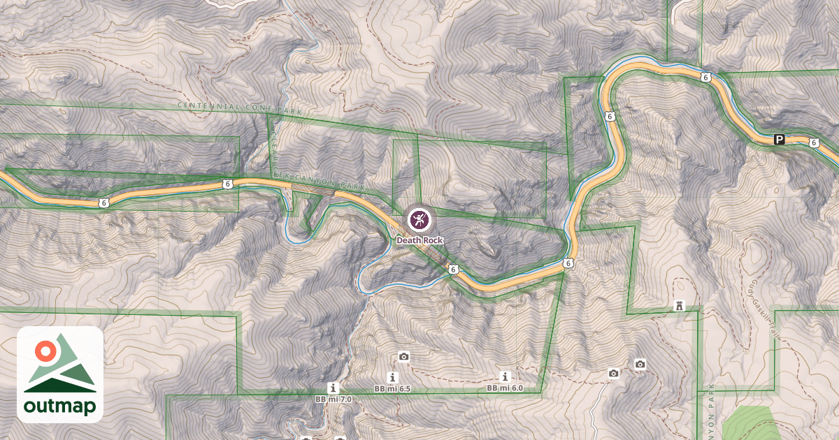 Map of Death Rock