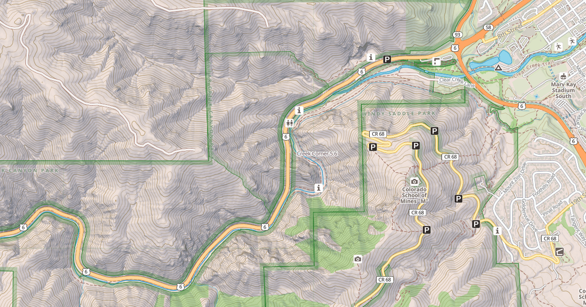 Map preview of Creek Corner