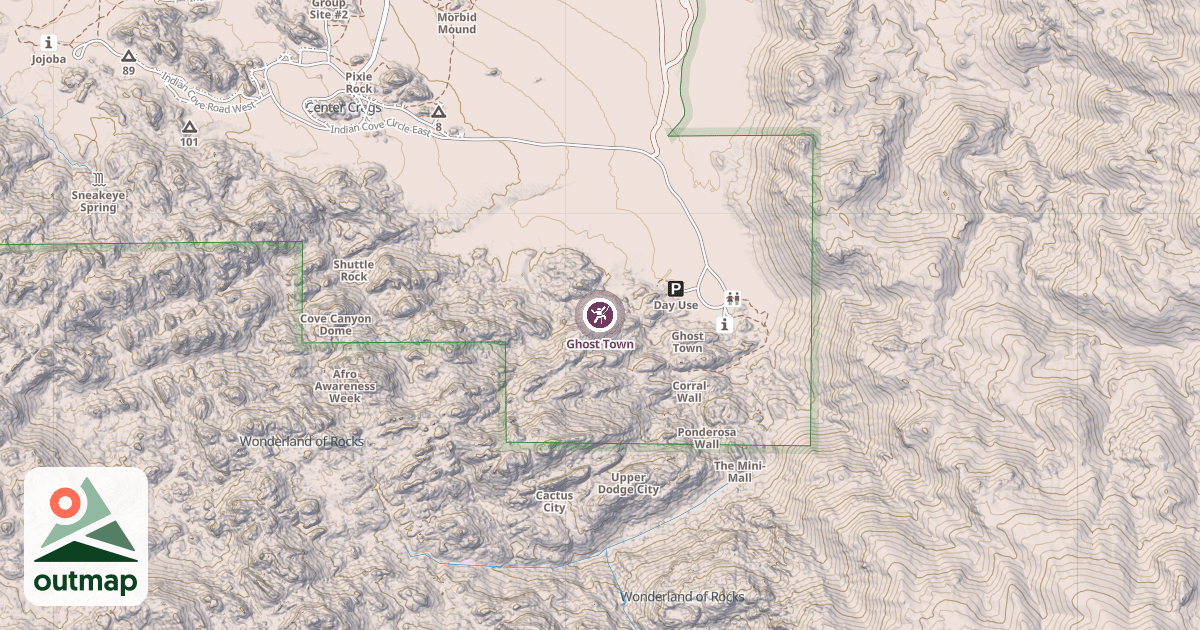 Map of Ghost Town