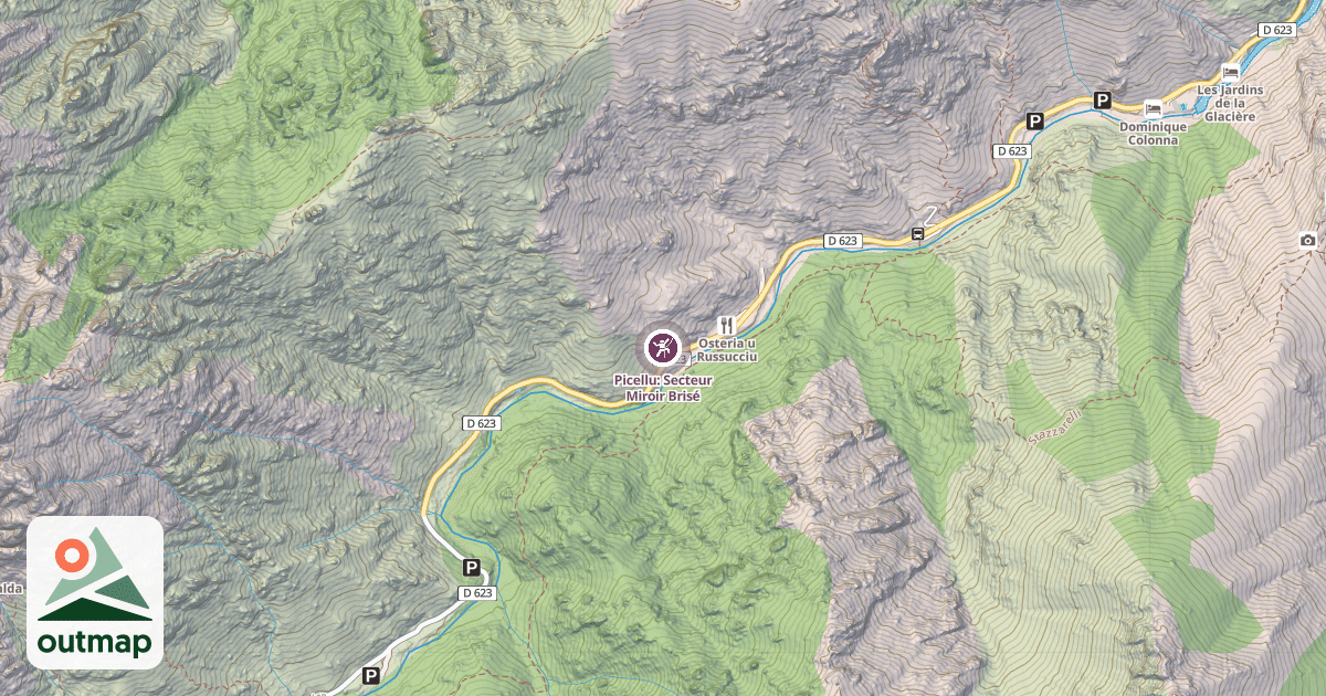 Map of Picellu: Secteur Miroir Brisé