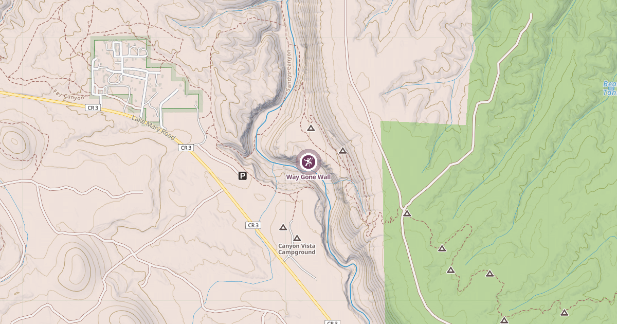 Map preview of Way Gone Wall
