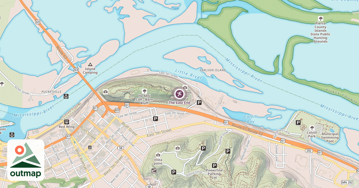 Map of The East End