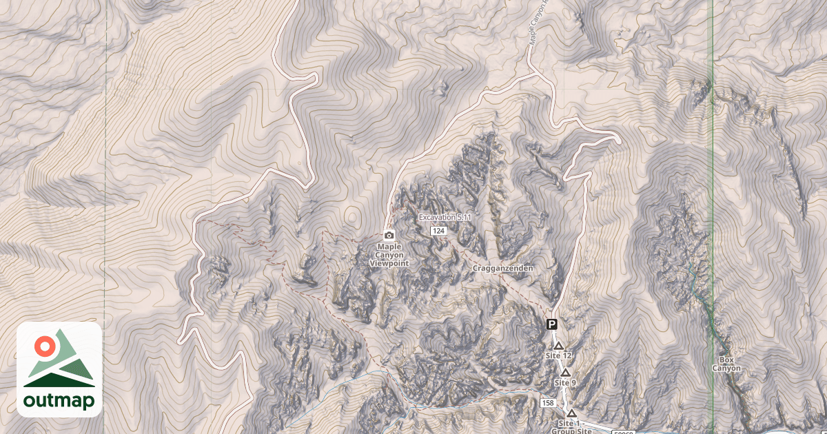 Map of Excavation