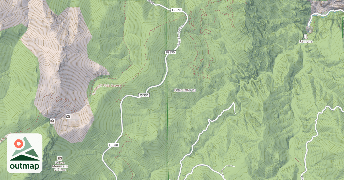Map of Pitter Patter