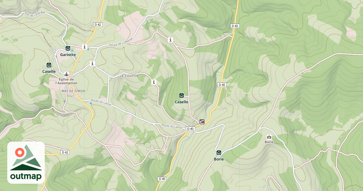 Map of Caselle