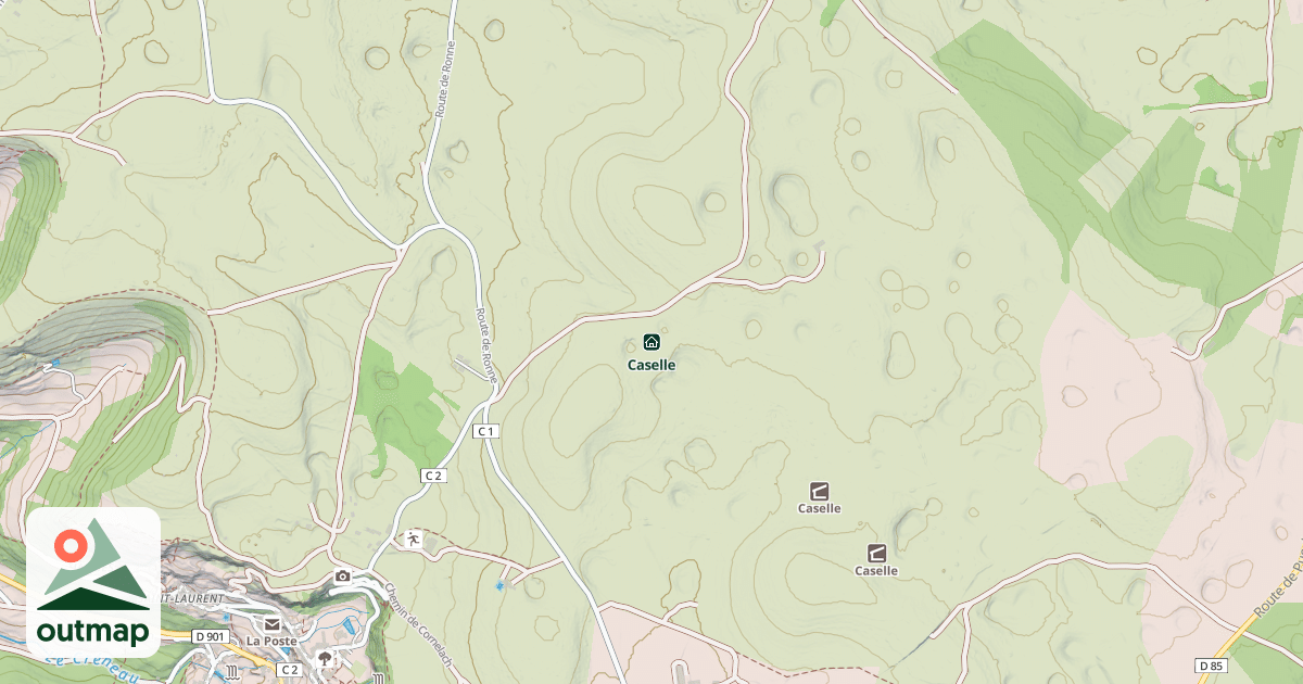 Map of Caselle