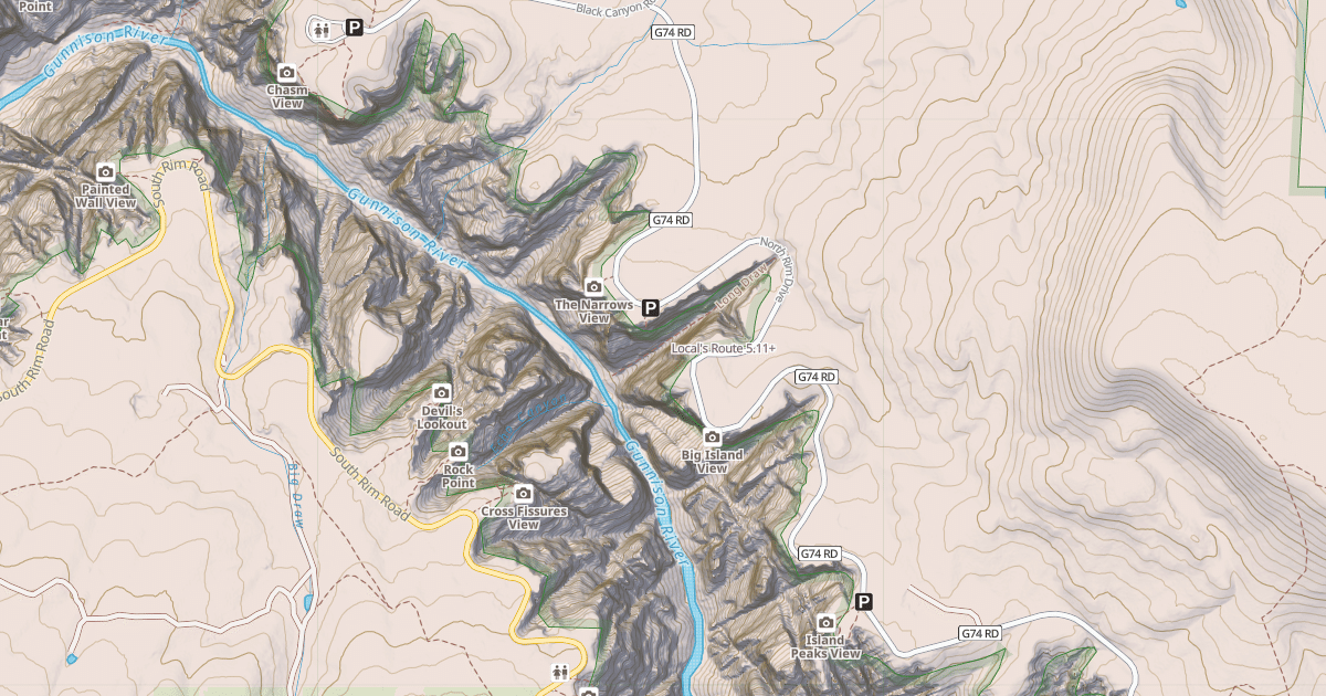 Map preview of Local's Route