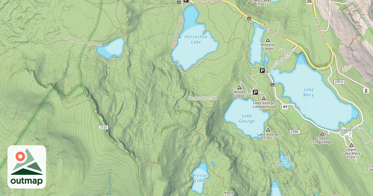 Map of Arroyo Seco